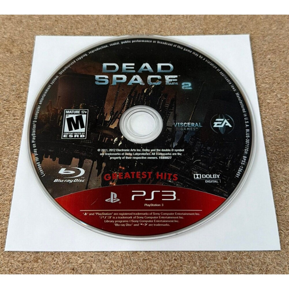 - Disc Only - Dead Space 2 PlayStation 3